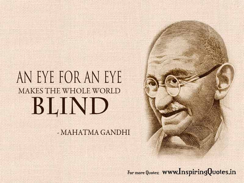 mahatma gandhi quotes an eye for an eye